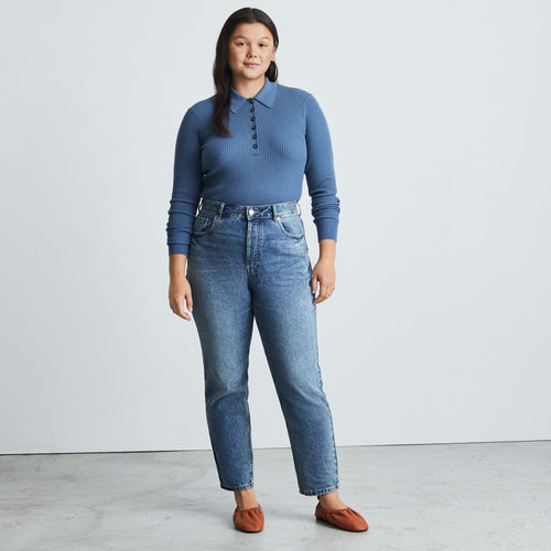 The '90s Cheeky Hourglass Jean | Vintage Mid Blue | 28.5" Inseam