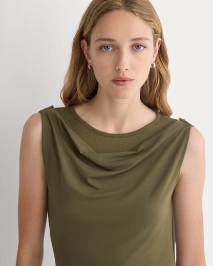 Cowl Neck Mini Dress | Beech