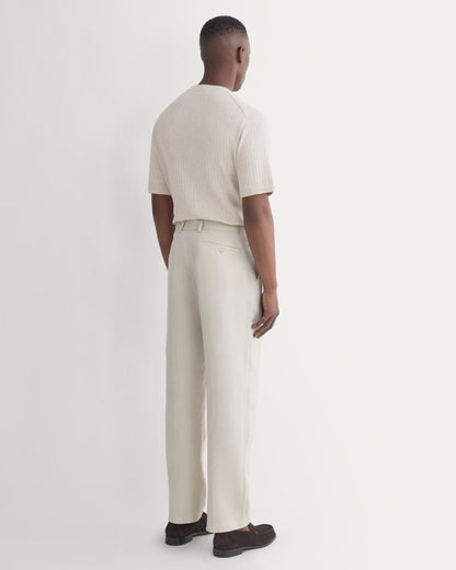 Soyeux Linen Pleated Trouser | Peyote
