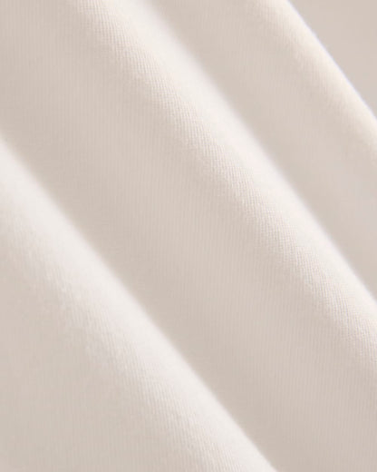 Oversized Varsity Tee in Essential Cotton | White