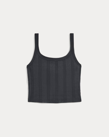 Lounge Rib Tank | Navy
