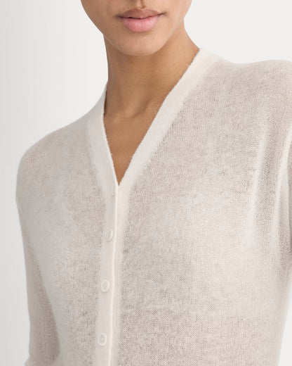 The Air Alpaca ™ High V Cardigan | Birch