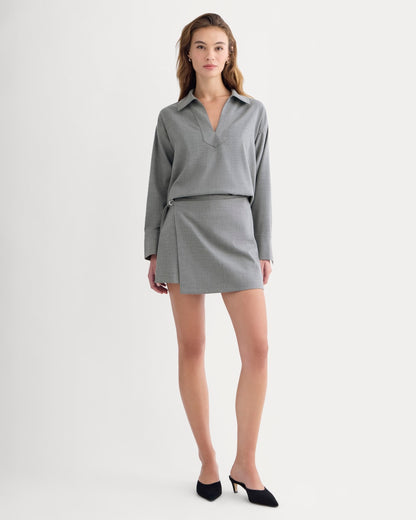 Overshirt in Tailor Twill | Heather Graphite