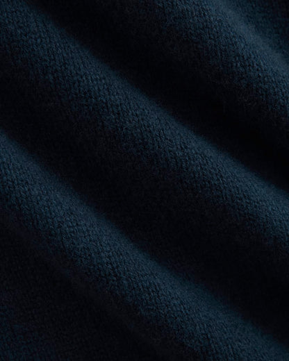Sweater Mini Dress in Luxe Merino | Navy
