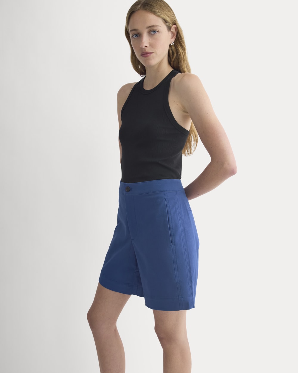 Side-Panel Tailored Short | Estate Blue
