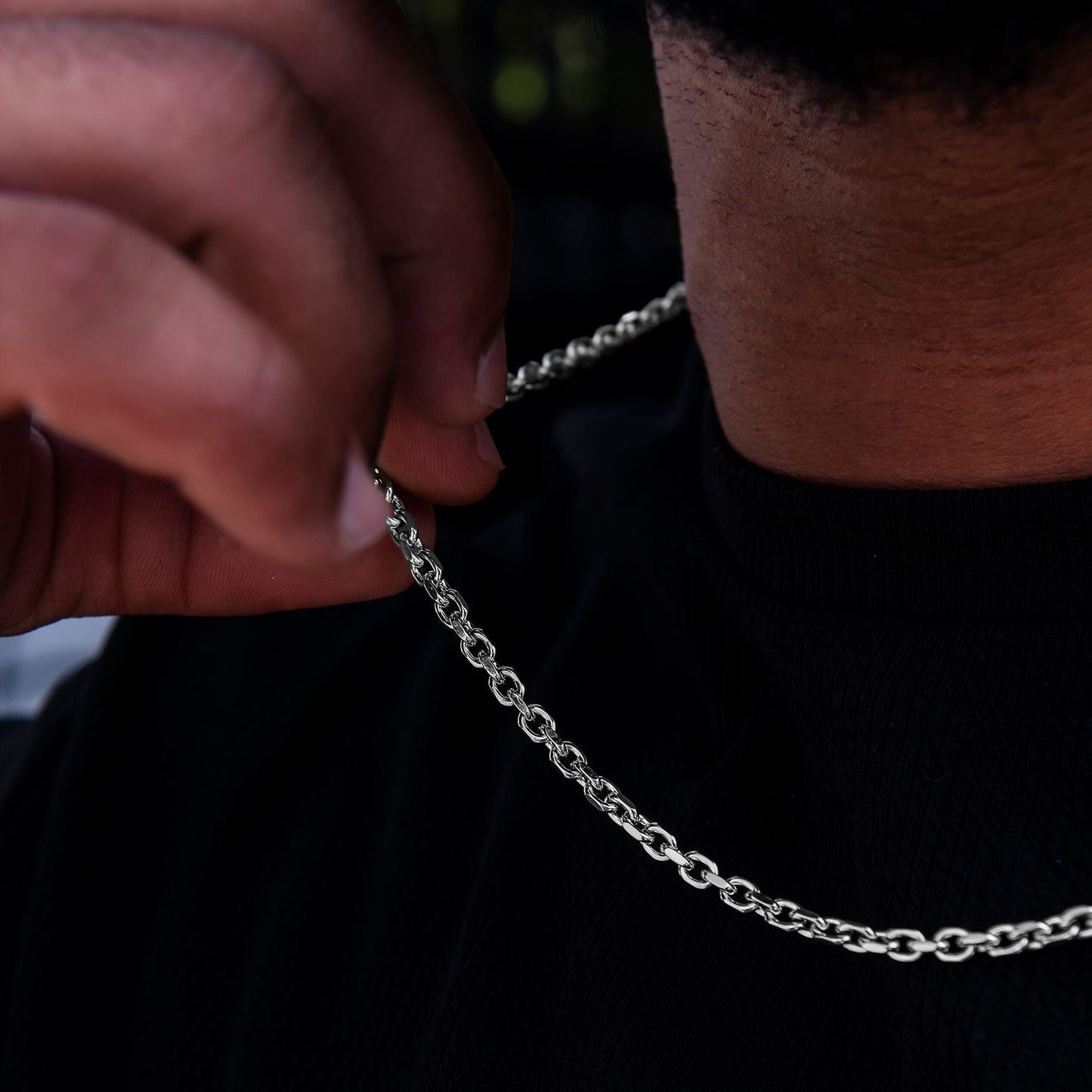 Box Chain + Smoking Cat Key Chain