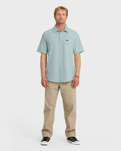 Ridgeport Tech Classic UPF Short Sleeve Shirt - Blue Haze