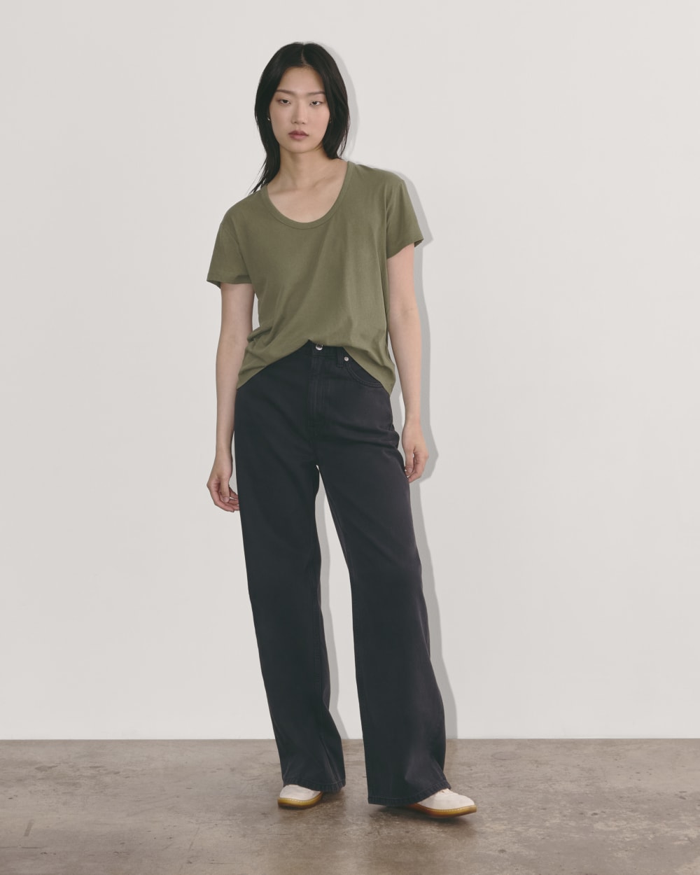 The Air Scoop-Neck Tee | Kalamata