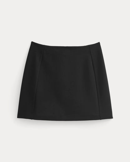 Ponte Mini Skirt | Black