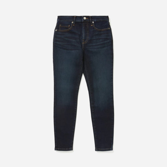 The Authentic Stretch High-Rise Skinny | Deep Indigo | 30.5" Inseam